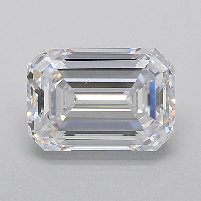 1.56ct D VS1 Rare Carat Ideal Cut Emerald Lab Grown Diamond