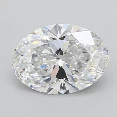 2.19ct D VVS1 Rare Carat Ideal Cut Oval Lab Grown Diamond