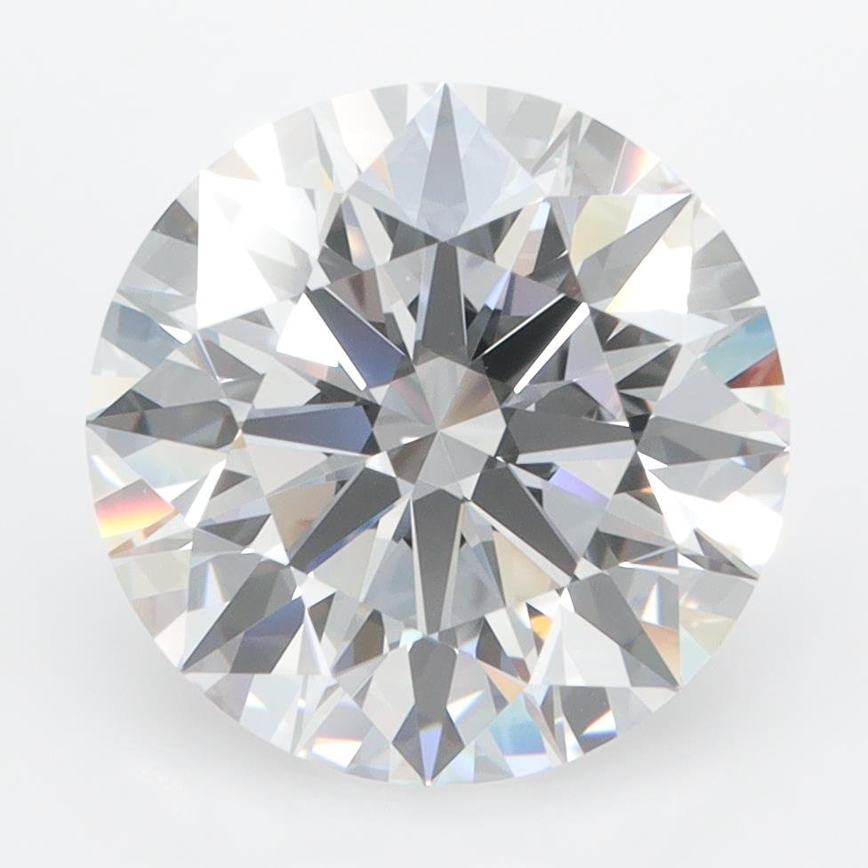 4.64ct D FL Rare Carat Ideal Cut Round Lab Grown Diamond