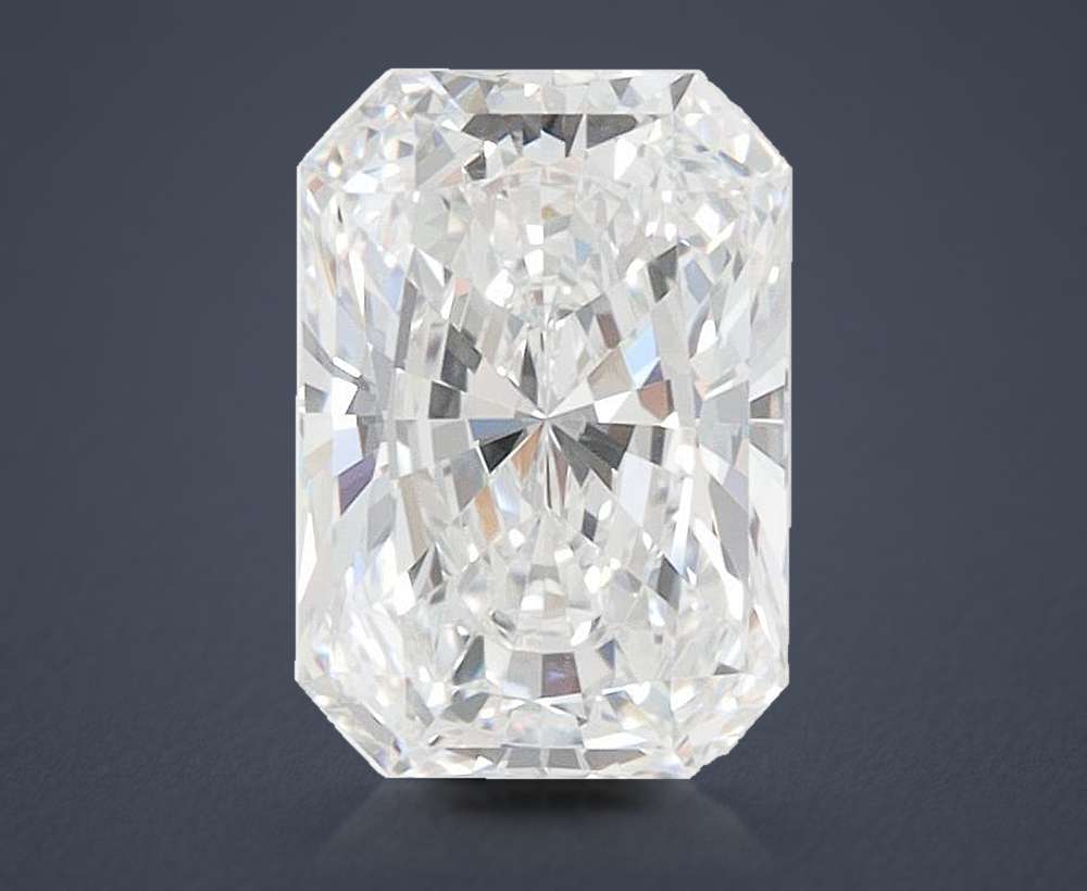 1.49ct E VVS1 Rare Carat Ideal Cut Radiant Lab Grown Diamond