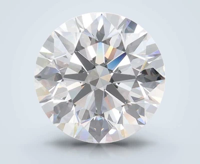 3.08ct D VVS2 Rare Carat Ideal Cut Round Lab Grown Diamond