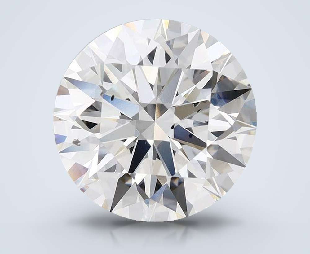 7.03ct G SI1 Rare Carat Ideal Cut Round Lab Grown Diamond