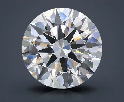 3.44ct E VS1 Rare Carat Ideal Cut Round Lab Grown Diamond