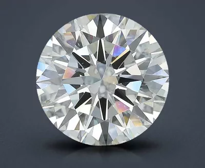 5.38ct F VS2 Rare Carat Ideal Cut Round Diamond
