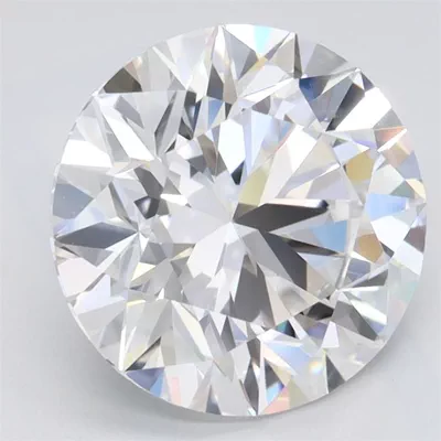 3.20ct D IF Rare Carat Ideal Cut Round Lab Grown Diamond