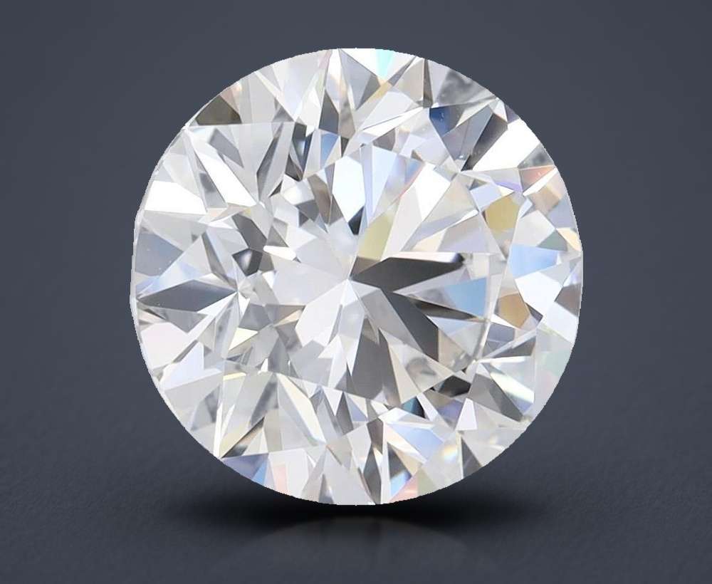 3.20ct D IF Rare Carat Ideal Cut Round Lab Grown Diamond
