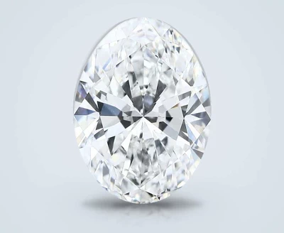 10.09ct E VVS2 Rare Carat Ideal Cut Oval Lab Grown Diamond