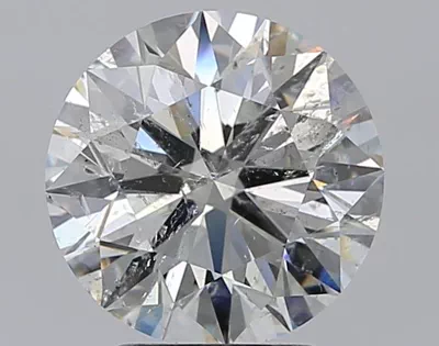 3.00ct H SI2 Rare Carat Ideal Cut Round Diamond