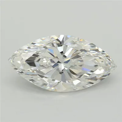 3.02ct E VS1 Rare Carat Ideal Cut Marquise Lab Grown Diamond