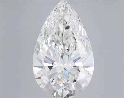 12.08ct F VVS2 Rare Carat Ideal Cut Pear Lab Grown Diamond