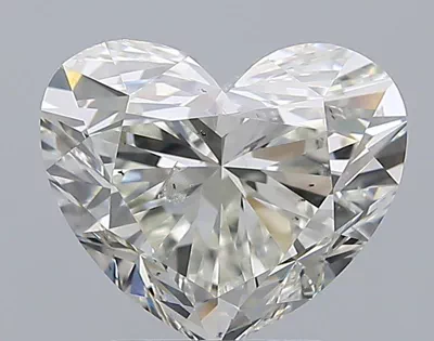 3.00ct J SI2 Rare Carat Ideal Cut Heart Diamond