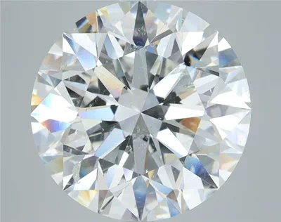 5.81ct H SI2 Rare Carat Ideal Cut Round Diamond