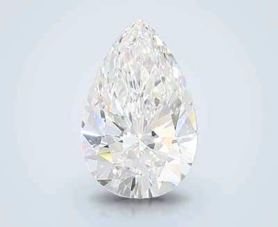 4.58ct F VS1 Rare Carat Ideal Cut Pear Lab Grown Diamond