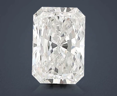 4.07ct F VS1 Rare Carat Ideal Cut Radiant Lab Grown Diamond