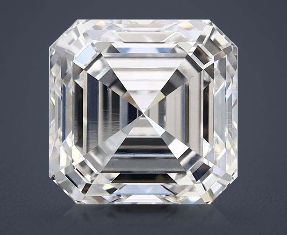 2.58ct E VVS2 Rare Carat Ideal Cut Asscher Lab Grown Diamond