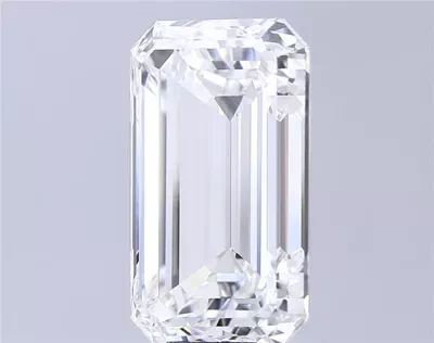 14.03ct F VVS2 Very Good Cut Emerald Lab Grown Diamond