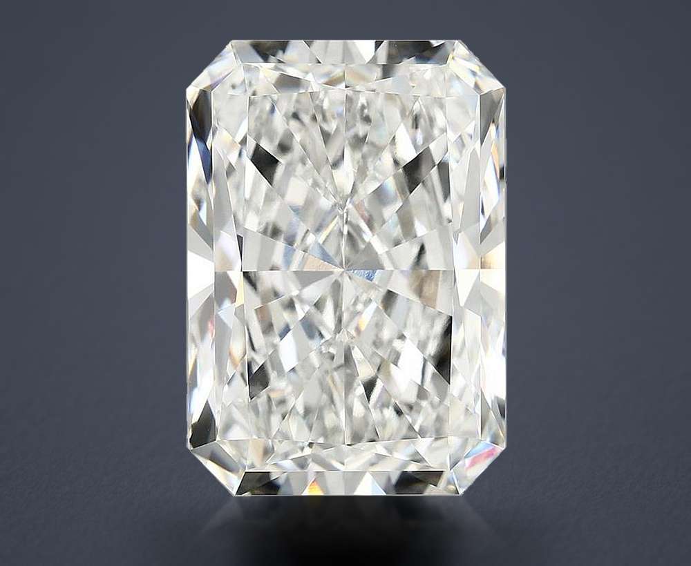 11.66ct F VVS2 Rare Carat Ideal Cut Radiant Lab Grown Diamond