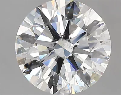 2.53ct I SI2 Rare Carat Ideal Cut Round Diamond