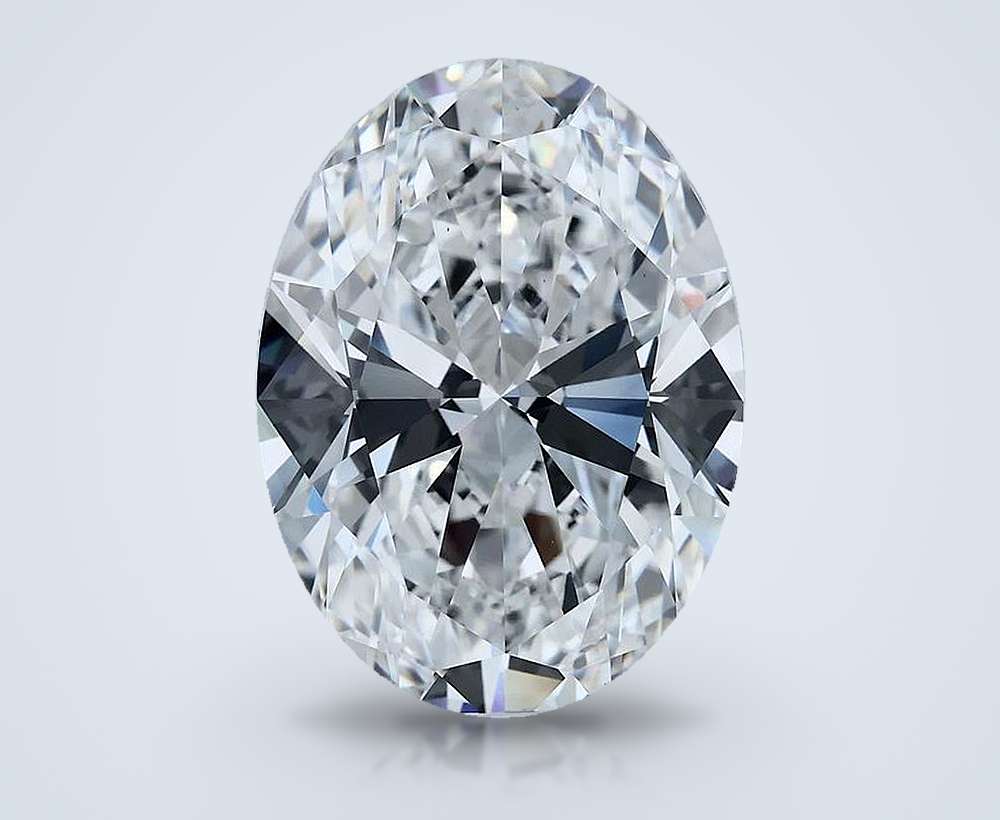 11.52ct E VS1 Rare Carat Ideal Cut Oval Lab Grown Diamond