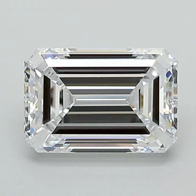 1.21ct D VS2 Rare Carat Ideal Cut Emerald Lab Grown Diamond