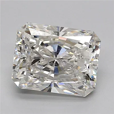 4.30ct H SI1 Rare Carat Ideal Cut Radiant Diamond