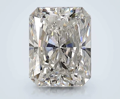 4.30ct H SI1 Rare Carat Ideal Cut Radiant Diamond