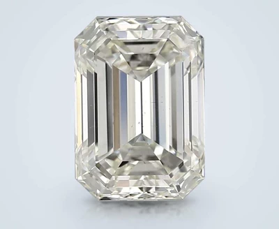 5.03ct J VS2 Rare Carat Ideal Cut Emerald Diamond