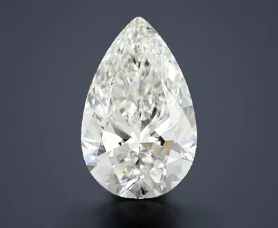 11.45ct F VVS2 Rare Carat Ideal Cut Pear Lab Grown Diamond