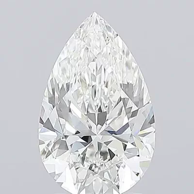 2.64ct G VVS2 Very Good Cut Pear Lab Grown Diamond