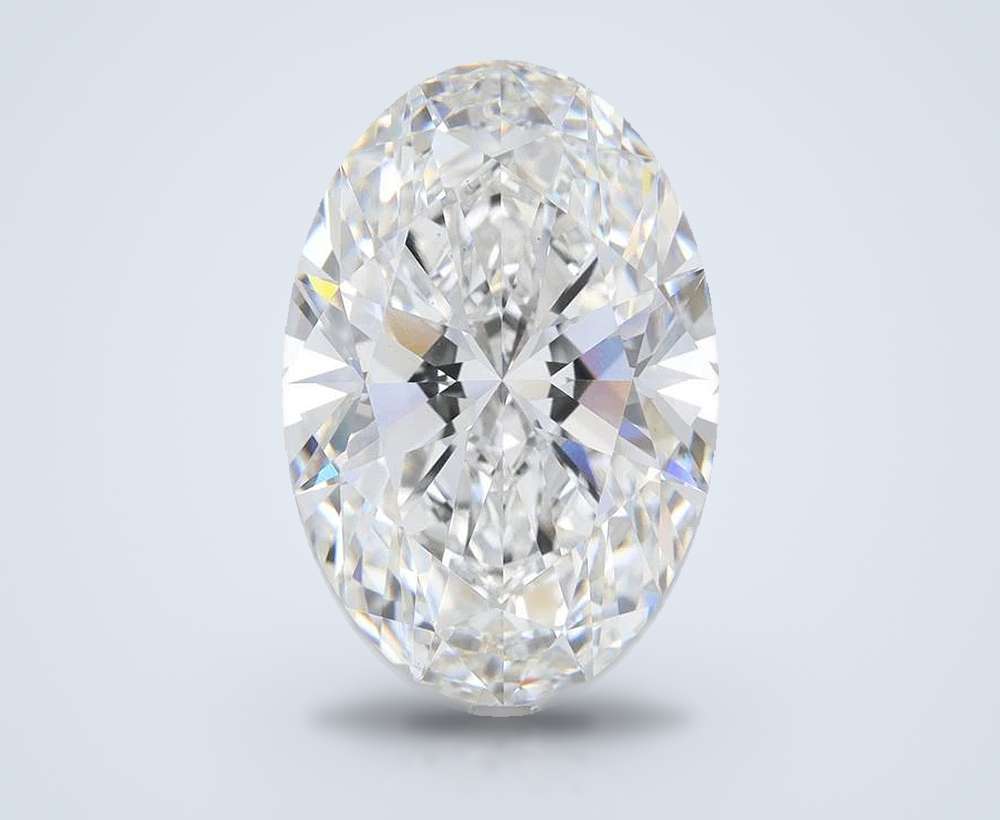 11.57ct G VS2 Rare Carat Ideal Cut Oval Lab Grown Diamond