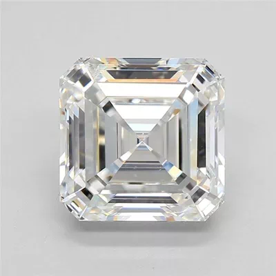 5.00ct F VVS1 Very Good Cut Asscher Lab Grown Diamond