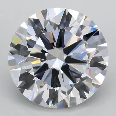 3.01ct D VS1 Rare Carat Ideal Cut Round Lab Grown Diamond