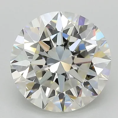 3.70ct I VVS2 Excellent Cut Round Lab Grown Diamond