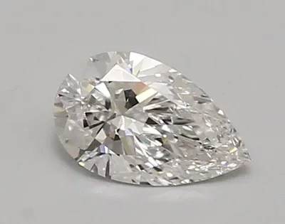 0.78ct D VVS2 Rare Carat Ideal Cut Pear Lab Grown Diamond