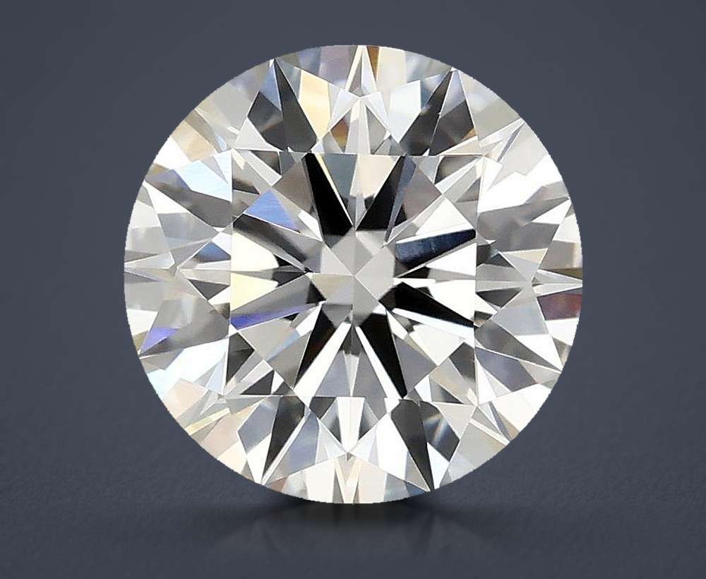 1.48ct F VVS2 Rare Carat Ideal Cut Round Lab Grown Diamond
