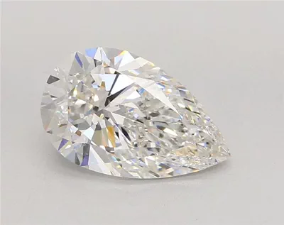 2.98ct E VVS2 Rare Carat Ideal Cut Pear Lab Grown Diamond
