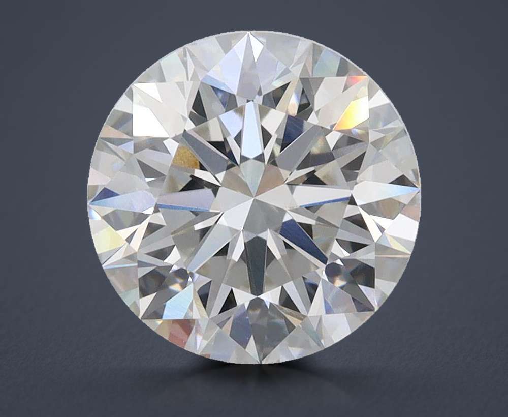 3.01ct F VVS2 Rare Carat Ideal Cut Round Lab Grown Diamond