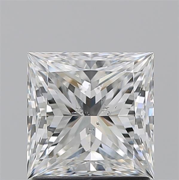 1.55ct H SI2 Rare Carat Ideal Cut Princess Diamond