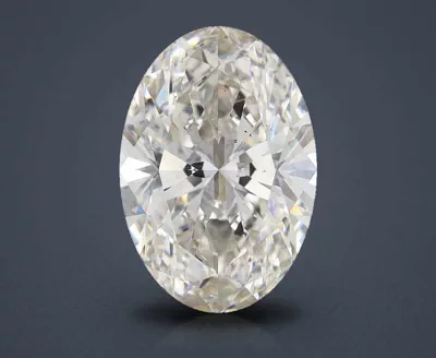 10.53ct H VS2 Rare Carat Ideal Cut Oval Lab Grown Diamond