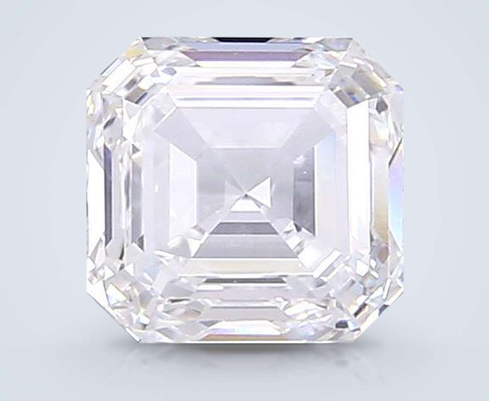 1.65ct D VVS2 Rare Carat Ideal Cut Asscher Lab Grown Diamond