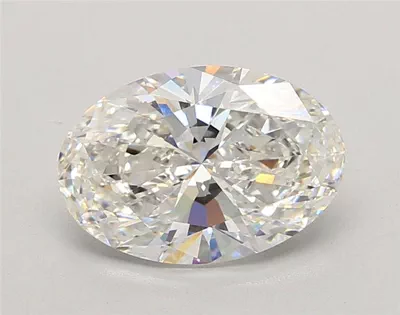 2.51ct F VS1 Rare Carat Ideal Cut Oval Lab Grown Diamond
