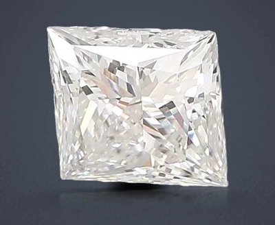 3.05ct F VS1 Rare Carat Ideal Cut Princess Lab Grown Diamond