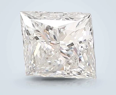 3.05ct F VS1 Rare Carat Ideal Cut Princess Lab Grown Diamond