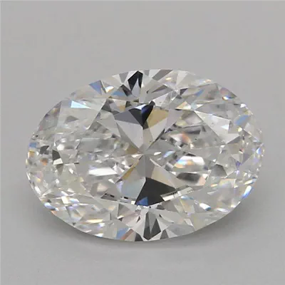 1.05ct D VS1 Rare Carat Ideal Cut Oval Lab Grown Diamond