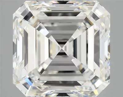 10.25ct F VVS2 Excellent Cut Asscher Lab Grown Diamond