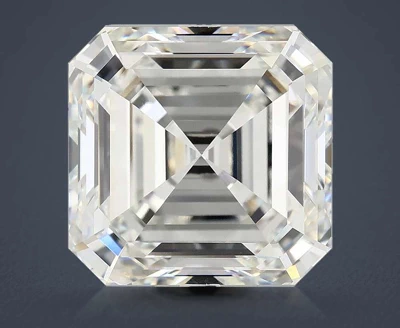 10.25ct F VVS2 Excellent Cut Asscher Lab Grown Diamond