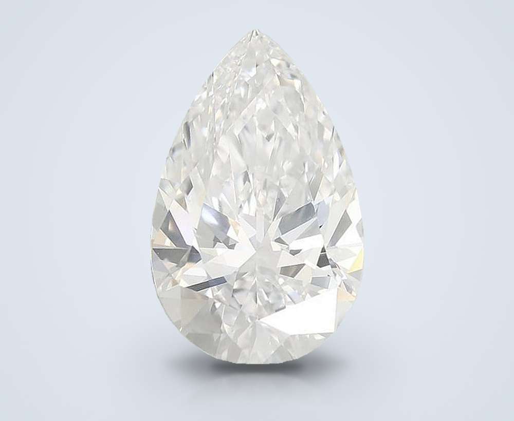 2.08ct E VS1 Rare Carat Ideal Cut Pear Lab Grown Diamond