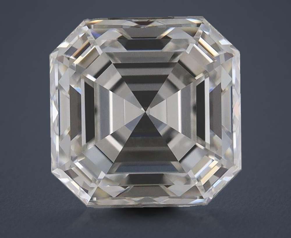1.02ct H VS2 Very Good Cut Asscher Diamond