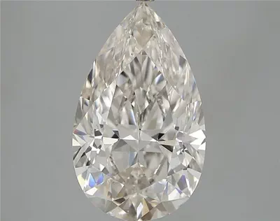 4.08ct J VVS2 Rare Carat Ideal Cut Pear Diamond