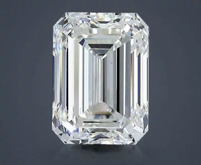2.51ct I VS2 Rare Carat Ideal Cut Emerald Diamond